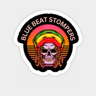 Blue Beat Stompers Sticker